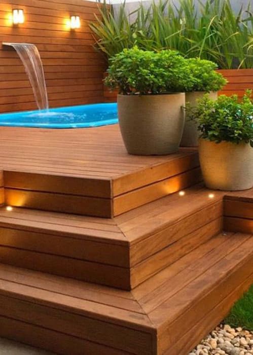 Deck em madeira ecológica